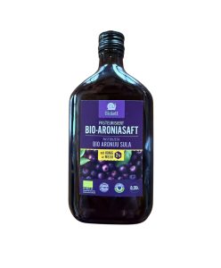 Organic Aronia Berry Juice with 2% Bio-honey, Pasteurized