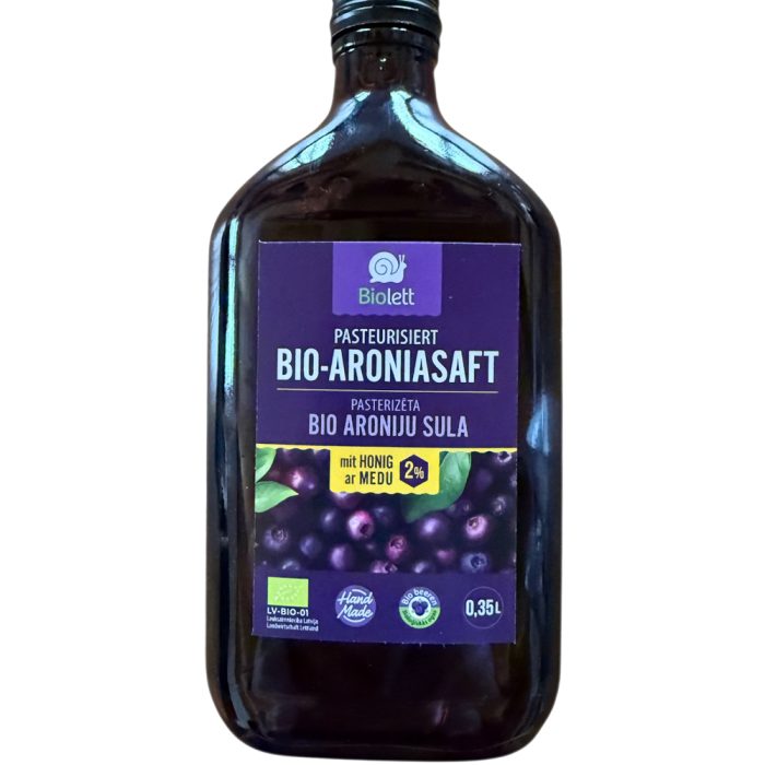 Organic-aronia-juice-2%-bio-honey-350-ml Organic aronia juice 2 bio honey 350 ml