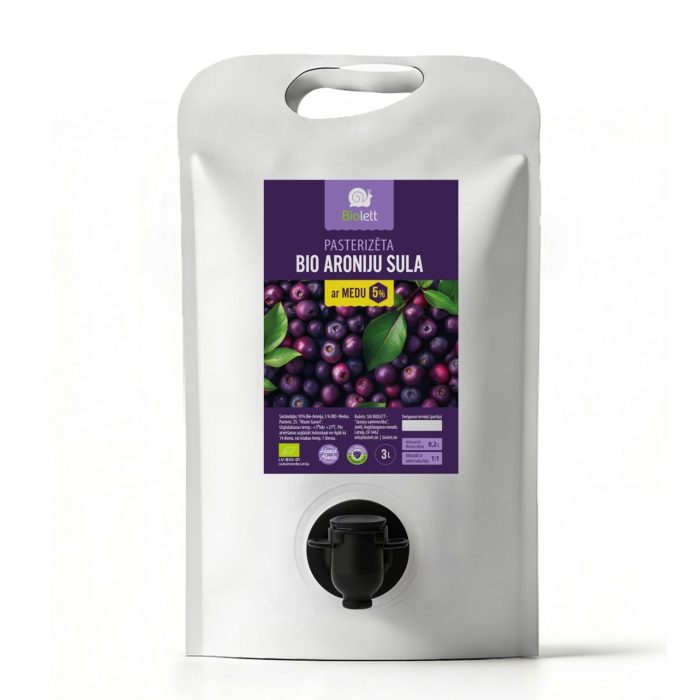 Organic-Aronia-Juice-5_-Bio-honey-Stand-Up Pouch-3-L 
