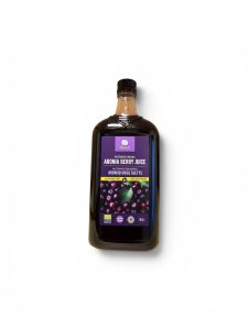 Organic Aronia Berry Juice with 5% Bio-honey, Pasteurized