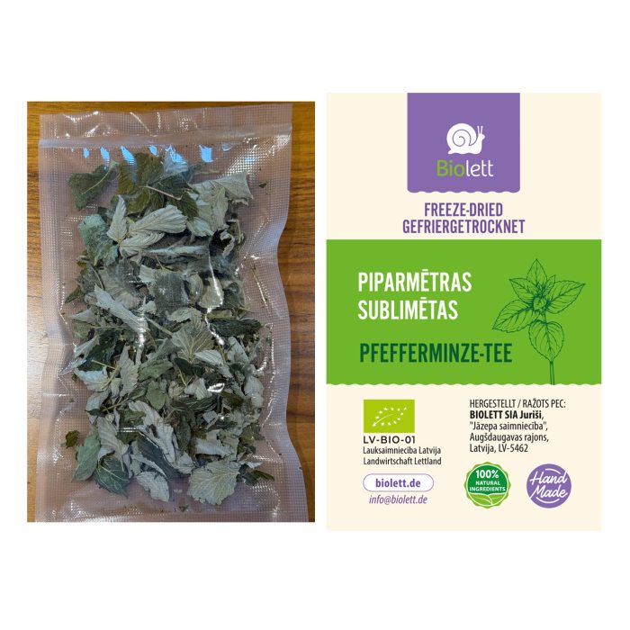 Organic Peppermint Tea, Freeze-Dried